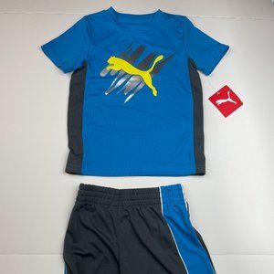 Puma Kids T-Shirt and Shorts Combo - Size 4